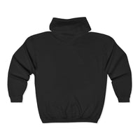 ESNTLS Zip Hoodie — Minimal Logo Full‑Zip Sweatshirt